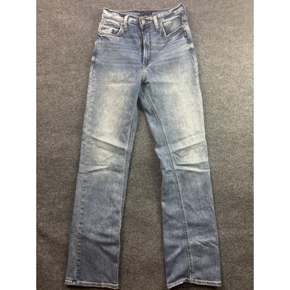 Silver Jeans Co Vintage Bootcut Womens W28 Blue High Rise Denim L28708EPX278